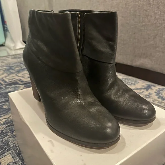 Cole Haan Heeled Black Booties - Size 9 - Picture 2 of 5